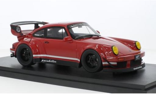 Modelauto Porsche 911 RWB rood Painkiller 1/18 GT Spirit