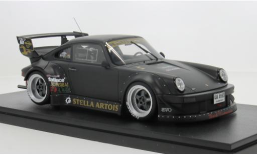 Modelauto Porsche 911 RWB (964) zwart Stella Artois 2010 1/18 GT Spirit