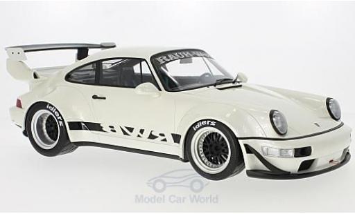Modelauto Porsche 911 RWB wit 1/12 GT Spirit