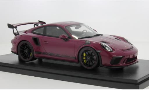 Modelauto Porsche 911 GT3 R (991.2) S paars 2019 1/18 GT Spirit