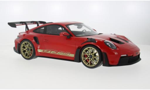 Modelauto Porsche 911 GT3 R S rood/Dekor 2021 1/12 GT Spirit