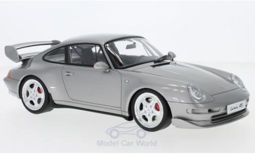 Modelauto Porsche 911 RS Carrera Club Sport grijs 1/18 GT Spirit