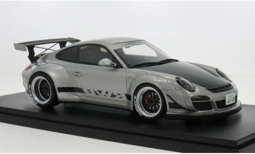 Modelauto Porsche 911 RWB grijs Abu 2024 1/18 GT Spirit