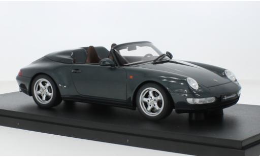 Modelauto Porsche 911 Speedster groen 1/18 GT Spirit