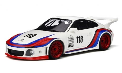 Modelauto Porsche 911 Base (997) Old & New Body Kit 2018 No.118 1/18 GT Spirit