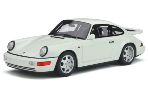 Modelauto Porsche 911 Carrera 4 Lightweight wit 1991 1/18 GT Spirit