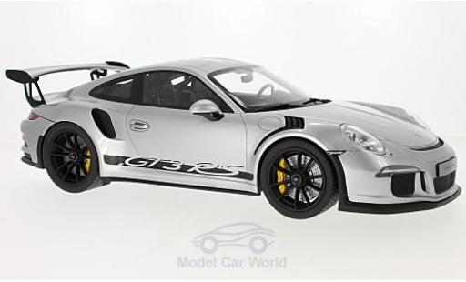 Modelauto Porsche 911 GT3 RS grijs 2015 1/12 GT Spirit