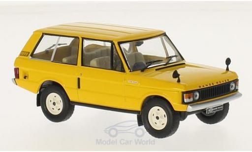 Modelauto Land Rover Range Rover Classic 3.5 geel RHD 1970 1/18 GTI Collection