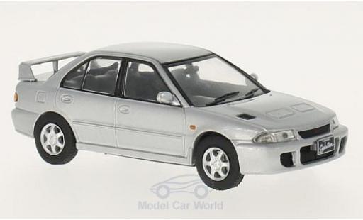 Modelauto Mitsubishi Lancer Evolution I grijs 1992 1/43 GTI Collection