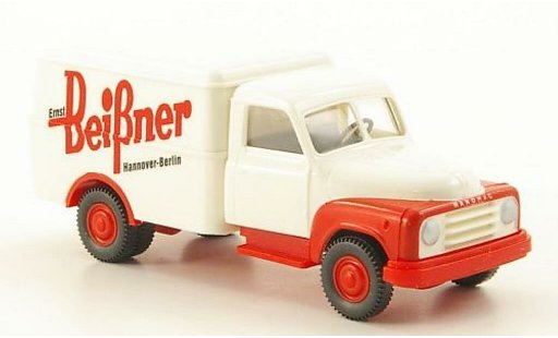 Hanomag L28 Kastenwagen 1/87 Wiking bestelwagen Beissner modelauto