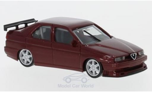 Modelauto Alfa Romeo 155 rennsport Sport metallic rood 1/87 Herpa