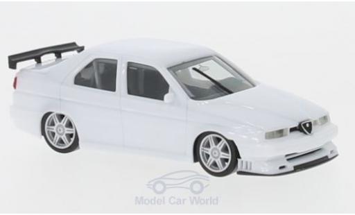 Modelauto Alfa Romeo 155 rennsport Sport wit 1/87 Herpa