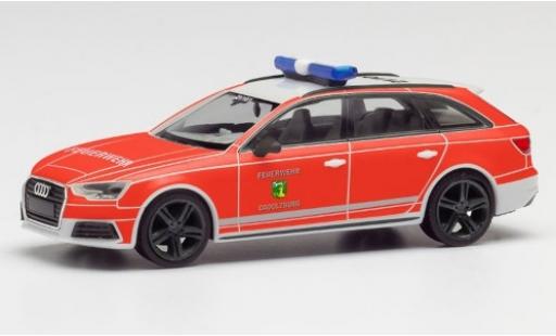 Modelauto Audi A4 pompiers Avant Brandweer Cadolzburg 1/87 Herpa