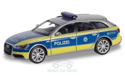 Modelauto Audi A6 police Avant Politie Baden-W&Atilde;&frac14;rttemberg 1/87 Herpa