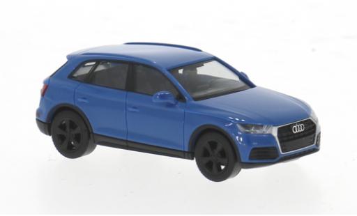 Modelauto Audi Q5 suv blauw 1/87 Herpa