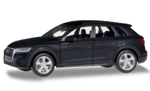 Modelauto Audi Q5 suv metallic grijs 1/87 Herpa