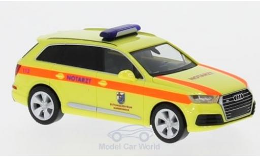 Modelauto Audi Q7 secours Rettungszentrum Bundeswehr Hannover 1/87 Herpa
