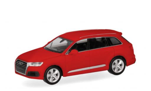 Modelauto Audi Q7 suv rood 1/87 Herpa