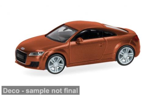 Modelauto Audi TT coupe bronze 2014 1/87 Herpa