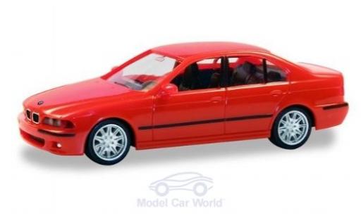Modelauto Bmw M5 berline (E34) rood 1/87 Herpa