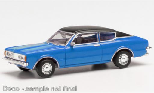Modelauto Ford Taunus TC1 TC I Coupe blauw/zwart 1/87 Herpa
