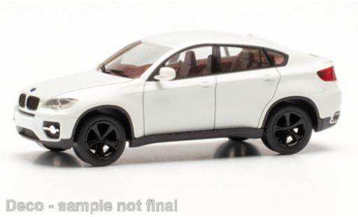 Modelauto Bmw X6 suv wit 1/87 Herpa