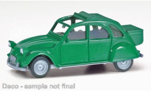 Modelauto Citroen 2 CV Berline groen 1/87 Herpa