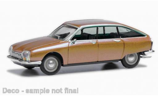 Modelauto Citroen GS Berline metallic beige 1/87 Herpa