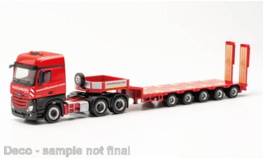 Modelauto Mercedes Actros Bigspace 6x4 Morschh&Atilde;&curren;user 1/87 Herpa