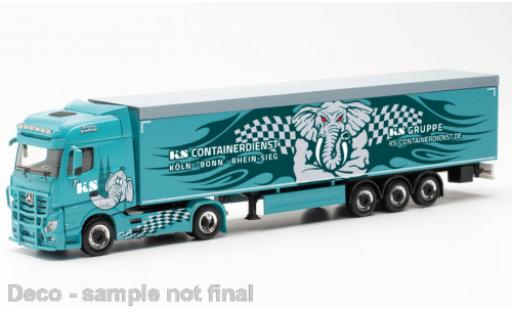 Modelauto Mercedes Actros Bigspace KS Containerdienst 1/87 Herpa
