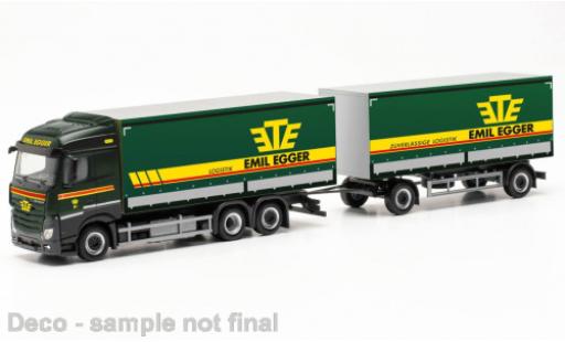 Modelauto Mercedes Actros Streamspace 2.5 Emil Egger (CH) 1/87 Herpa