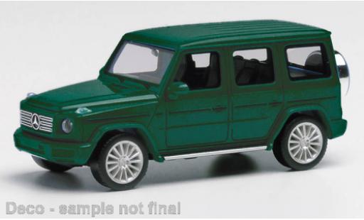 Modelauto Mercedes Classe G Base G-classe metallic groen 1/87 Herpa