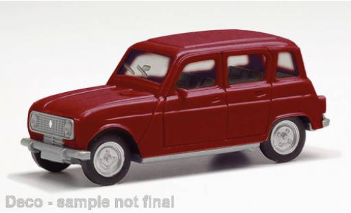 Modelauto Renault 4 Base rood 1/87 Herpa