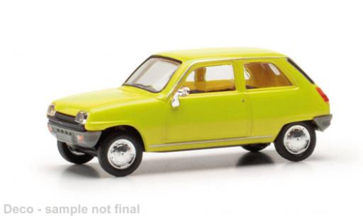Modelauto Renault 5 Base geel 1/87 Herpa