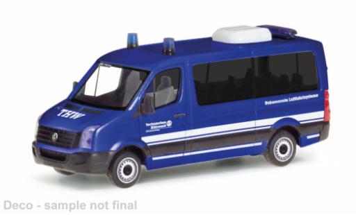 Modelauto Volkswagen Crafter Bus FD THW Freising 1/87 Herpa