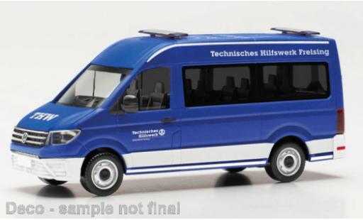 Modelauto Volkswagen Crafter Bus HD MTW Jeunesse THW Freising 1/87 Herpa
