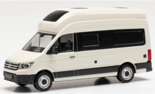 Modelauto Volkswagen Crafter Grand California 600 wit 1/87 Herpa