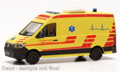 Modelauto Volkswagen Crafter Base RTW Luxambulance (L) 1/87 Herpa