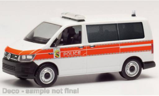 Modelauto Volkswagen T6 T6 bus politie Bern 1/87 Herpa
