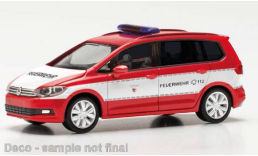 Modelauto Volkswagen Touran Base brandweer N&Atilde;&frac14;rnberg 1/87 Herpa