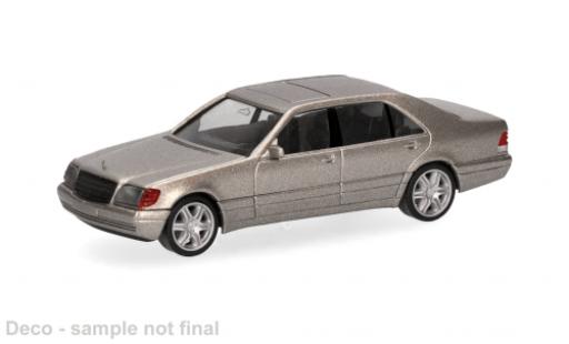 Modelauto Mercedes 600 Base SEL V12 grijs 1/87 Herpa