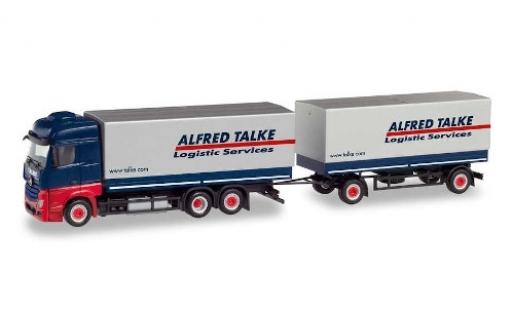 Modelauto Mercedes Actros Bigspace Alfred Talke Plan-camion avec remorque 1/87 Herpa