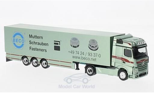 Modelauto Mercedes Actros Bigspace Bagem&Atilde;&frac14;hl Koffer-SZ zonder Vitrine 1/87 Herpa