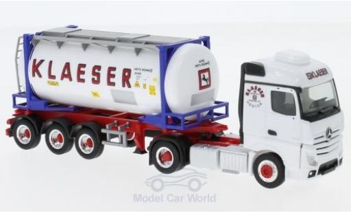 Modelauto Mercedes Actros Base Cos Klaeser Herten Swapcontainer-Sattelzug 1/87 Herpa