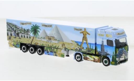 Modelauto Mercedes Actros Base Weltgeschichte Nr. 3.2 / Schumacher 2018 1/87 Herpa