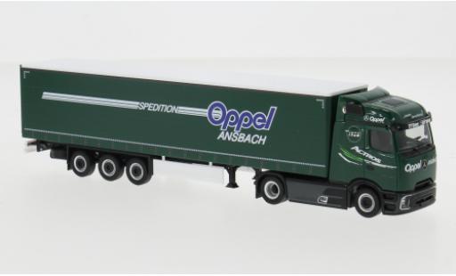 Modelauto Mercedes Actros Base Oppel Ansbach 1/87 Herpa