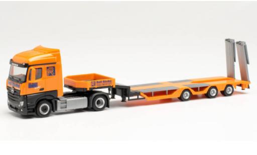 Modelauto Mercedes Actros Streamspace 2.5 Goldhofer Rolf Riedel Allrounder-tracteur 1/87 Herpa
