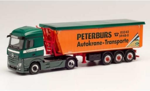 Modelauto Mercedes Actros Streamspace 2.5 Peterburs St&Atilde;&para;ffelliner-tracteur 1/87 Herpa