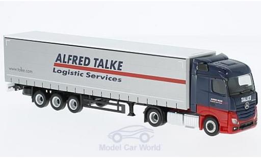Modelauto Mercedes Actros Streamspace Alfred Talke Gardinenplanen-SZ 1/87 Herpa