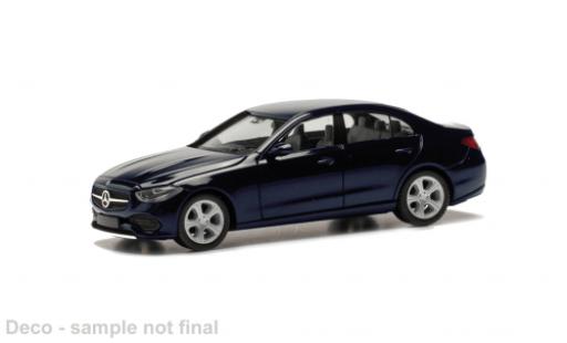 Modelauto Mercedes Classe C Base blauw 1/87 Herpa